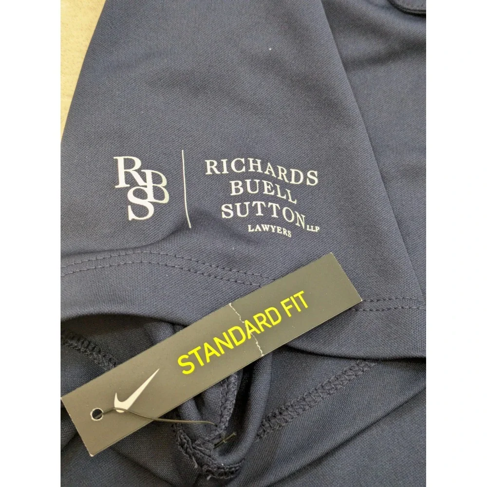 Nike Dri-FIT Womens Golf‎ Polo Shirt Performance Activewear Large Blue NWT - Picture 9 of 11